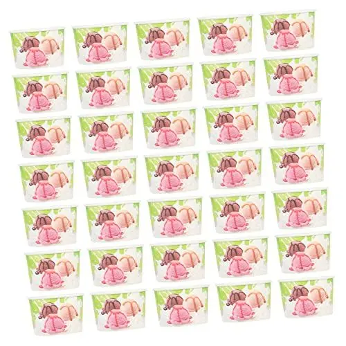 Produktbild: Healvian -pappbecher 100 Ml Wiederverwendbar-joghurtschale Party-snackbecher Dessertschale Aus Papier Eisdiele