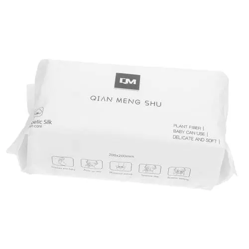 Produktbild: Healvian 100St Gesichtsreinigungstuch Gesichtsreinigungstücher Make-up-Entferner-Tuch Babytücher Babyhandtücher Gesichtstücher aus Baumwolle sauber Taschentuch Makeup entferner Feuchttücher