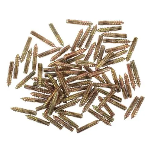 Produktbild: Healvian 100St hängende Bolzen selbstschneidende stockschrauben doppelkopfschrauben ersatzschrauben Metallschrauben Sortimentssatz für Stahlschrauben klein Maschine Lugs Metallplatte Suite