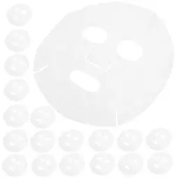 Produktbild: Healvian 100 Stück Gesichtsmaske Selber Machen Tuchmasken Gesichtsmaskenblätter Gesichtsmaske Baumwolle Papier Einweg Gesichtsmaske DIY Kosmetik Gesichtspflege Maske Tuchmaske