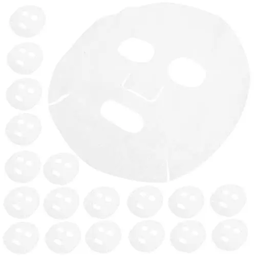 Produktbild: Healvian 100 Stück Gesichtsmaske Selber Machen Tuchmasken Gesichtsmaskenblätter Gesichtsmaske Baumwolle Papier Einweg Gesichtsmaske DIY Kosmetik Gesichtspflege Maske Tuchmaske