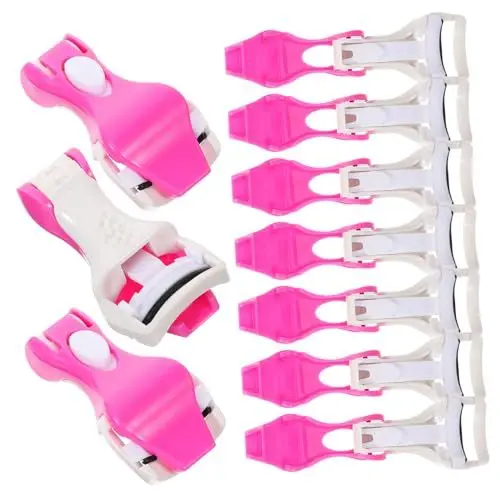 Produktbild: Healvian 10St Wimpernzange manuelle Augen-Make-up-Tool eye lashes curler eyelash curler Werkzeug Wimpernzubehör Gerät zum Curlen der Wimpern zweifarbig Wimpern-Tools Handbuch Fräulein