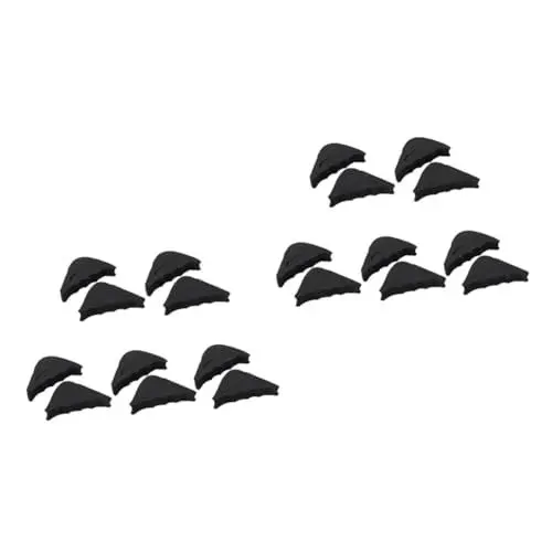 Produktbild: Healvian 2 Sätze Zehenpolster Für High Heels Fersengriffe Liner Kissen Einsätze High Heel Einlegesohlenpolster Vorfußpolster Schwarz 5 Paare * 2