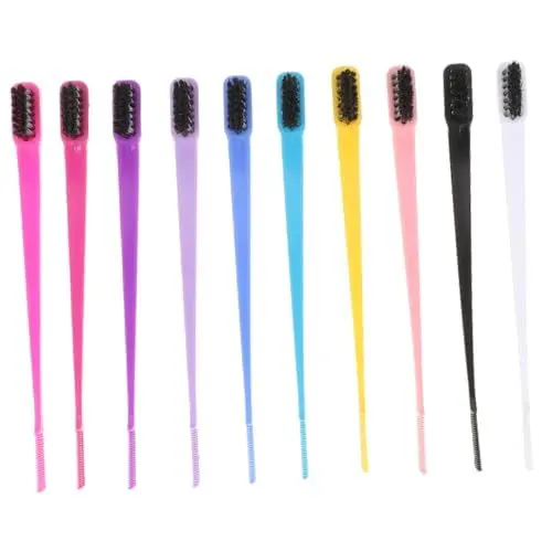Produktbild: Healvian 10 Stück Augenbrauenbürste Schönheitswerkzeug Augenbrauenkamm Bürste Haarpflegebürste Die Brauenbürste Mascara Werkzeug Kleiner Augenbrauenkamm Mascara Bürste Wimpernkämme