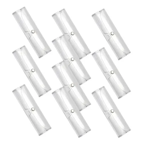 Produktbild: Healvian 10 Stück Brillenetuis Aufbewahrungsbox Transparente Brillenbox für Mehrere Brillen Minimalistisches Design PVC Material Reise Sonnenbrillenetui für Damen und Herren