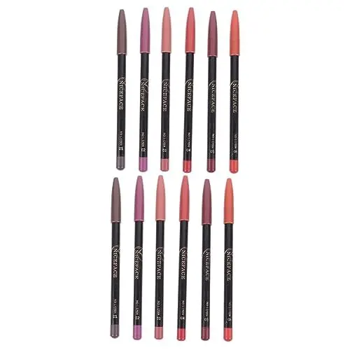 Produktbild: Healvian 12 Stück Lipliner Lippenstift Lippenkonturenstift Lippenkonturenstift Make Up Zubehör