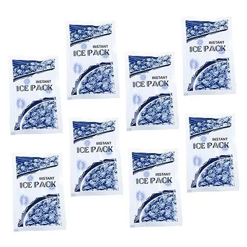 Produktbild: Healvian 16 Stk Eisbeutel Korn heiße kalte kompresse getrocknetes Eis Brustpolster sofortige kalte Kompresse Ausrüstung für Erste Hilfe Feld Erste-Hilfe-Ausrüstung reisen Eiskristalle Weiß