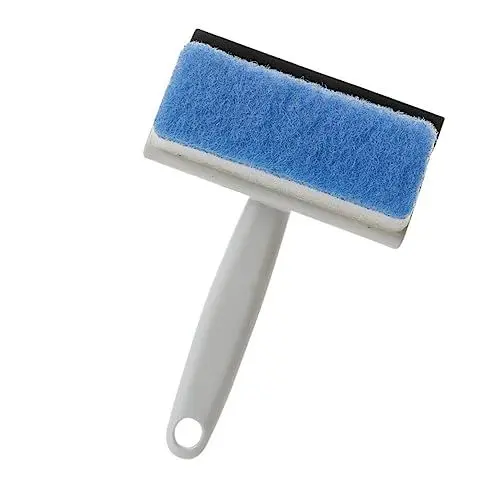 Produktbild: Healvian 1Stk Glasbürste Hauswischer Multifunktionsreinigung auto scheibenwischer Haushaltsreiniger reinigungsbürste küchenschaber multifunktionales Rakelwerkzeug Fensterwischer Gummi Blue