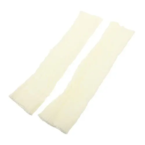Produktbild: Healvian 1 Paar Beinwärmer Lange Socken Häkeln Stulpen Mit Hohen Ärmeln Damensocken Kleidersocken Für Damen Wintersocken Overknee-fußsocken Zubehör Abs Kleidungszubehör 100% Acryl Weiß