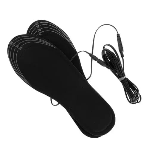 Produktbild: Healvian 1 Satz Heizeinlagen usb wärmesohlen beheizte einlegesohlen thermische Schuheinlegesohle Einlegesohle für Schuhe Schuheinlagen Schuhkissen für Herren Männer beheizbare Einlegesohle