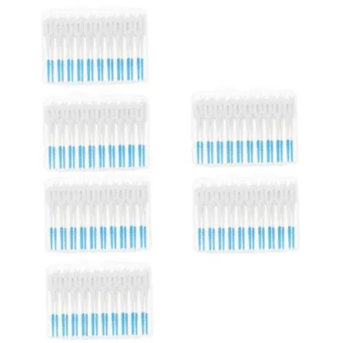 Produktbild: Healvian 240 Stk Interdentalbürste Reinigungswerkzeug Zahnseide für zahnhygiene mundhygiene Interdentalreiniger Zahnreinigungsbürste Mundpflege Spender