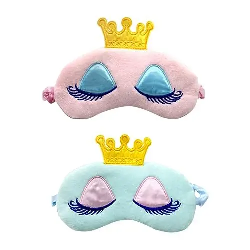 Produktbild: Healvian 2St Augenklappe schlafen augenmaske ice bag geschebke schenken baumwolltuch the tripse rennanzug wischtelgeschenk Auge schlafen Cartoon-Augenklappe Reisezubehör