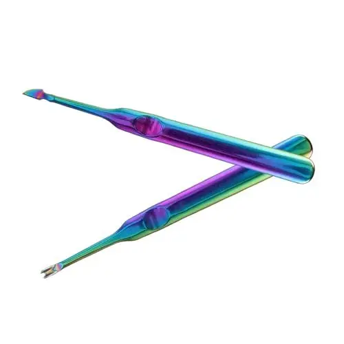 Produktbild: Healvian Nagelhautschieber-trimmer-reiniger-werkzeug-set 3-in-1-maniküre-pediküre-werkzeuge Nagelhautschieber Aus Metall Für Den Einsatz