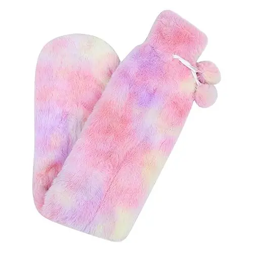 Produktbild: Healvian 2St Wärmflasche heiß Guasha-Kopfhautkamm Warmwassersack mikrowellen wärmebeutel warme Thermotaschen Nackenwärmer Explosionsgeschützt Handwärmer Isoliertaschen Gummi