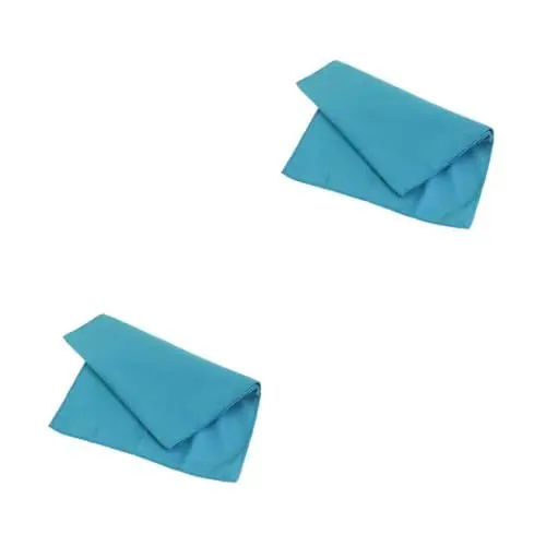 Produktbild: Healvian 2St schnell trocknendes Handtuch gym towel gym handtuch strandtücher microfasertuch handtuch kleiner reisespiegel Reisehandtücher Mikrofasertuch Reisehandtuch aus Mikrofaser Blue