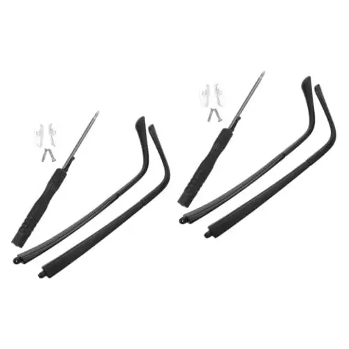 Produktbild: Healvian 2 Sets Brillenbeine Und Füße Halterungen Universelle Brillenbügel Sonnenbrillen Ersatzbügel Brillenersatz Bügelarmbeine Für Brillen Brillen Reparaturset Brillenteile
