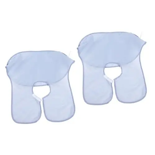 Produktbild: Healvian 2 Stk Rasiertuch Pflege Umhang Aus Stoff Umhänge Für Friseure Schönheitsschürzen Praktische Bartschürze Bartumhang-pflegetuch Bart Rasierschürze Polyester Waschbecken Gedenken Mann