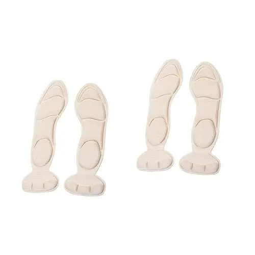 Produktbild: Healvian 2 Stück 2 1 Bequeme Fersenkissen High Heel Protektoren Grip Schwamm Einlegesohlen Für Frauen Verhindern Kratzer Blasen