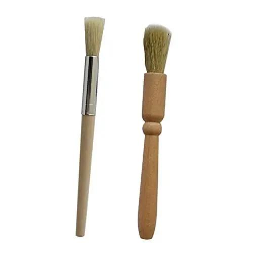 Produktbild: Healvian 2 Stücke Pinsel Espresso Maker Reinigung Pinsel Kaffee Reinigung Pinsel Holz Pinsel Espresso Maschine Kaffee Pinsel