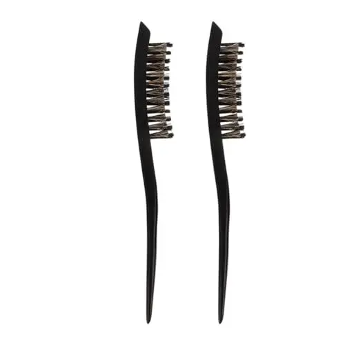Produktbild: Healvian 2stücke Teasing Bürste Mit Holzgriff Haarbürste Für Glattes Styling Feines Haar Kopfhautmassage Für Salon Und Zuhause