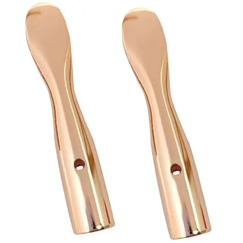 Produktbild: Healvian 2st Standbarer Augencremestift Augenmassagegerät Für Den Täglichen Gebrauch Gesichtscremelöffel Schönheitsschaufel Für Gesichtskosmetik Augen Zauberstab Zinklegierung Rose Gold