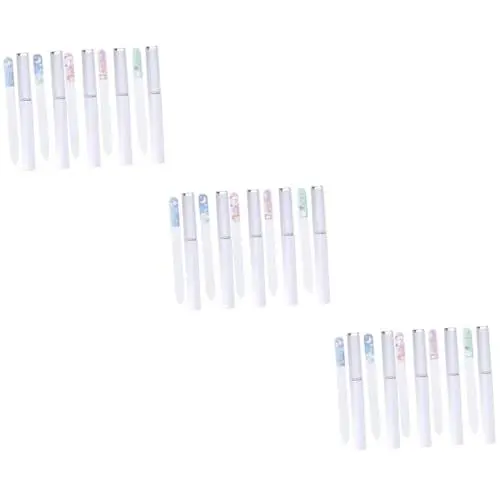 Produktbild: Healvian 30 Stk Weihnachtsnagelfeile Weihnachtsnagelpuffer Weihnachtsgeschenke Professionelle Nagelfeile Aus Glas Weihnachtszehennagelfeile Kristallglas Fräulein Pflege
