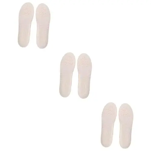 Produktbild: Healvian 3St orthopädische Plattfuß-Einlegesohlen Fasereinlagen Boost-Einlegesohle Laufsohlen Aufzug Schuhpolster aus Sojabohnenfasern atmungsaktive Sporteinlagen volle Auflage Booster-Pad