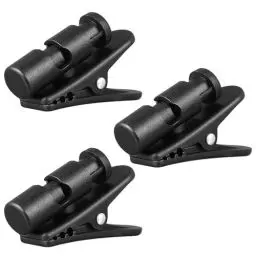 Produktbild: Healvian 3 Stücke Headphone Clip Kopfhörer Kabel Clips Kopfhörer Kabelhalter 360 Grad Drehen Kopfhörerkabel Headset Kabelclips Kopfhörer Kabelklemme Kleidung Clip zur Befestigung