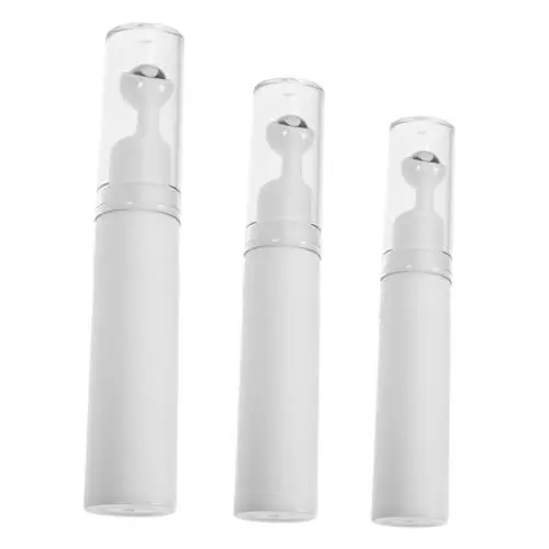 Produktbild: Healvian 3 Teiliges Roll Augencreme Set Flasche Für Ätherische Öle Rollflasche Für Ätherische Öle Kleine Rollflaschen Parfümprobenflaschen Rollflaschen Für Ätherische Öle Weiß Pp