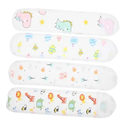 Produktbild: Healvian 4 Stück Babybauch Nabelschnur Baby Hüftgurt Baby Bauchgurt Baby Nabelgurt Baby Bauchwärmer Baby Nabelband Säuglingsbauchband Bauchbinde Baumwolle Doppelseitig Gürtel Neugeboren