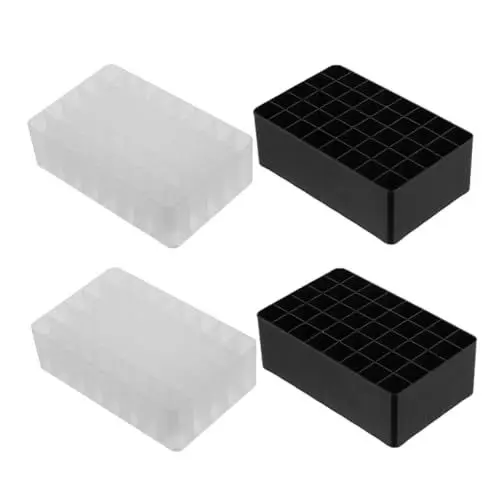 Produktbild: Healvian 4 Stück Kosmetik Organizer aus Multifunktionale Aufbewahrungsboxen mit Mehreren Fächern für Schminktisch und Büro zur Aufbewahrung und Präsentation von Kosmetikartikeln