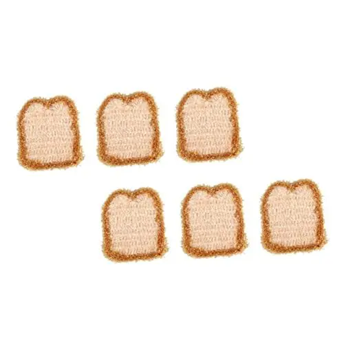 Produktbild: Healvian 6St Geschirrtuch küche handtücher kitchen sponge netzspühltuch reinigungsbürste lumpen cutlery Küchenschrubberschwamm Hygienetücher Waschlappen Schüsselreiniger Polyester Yellow
