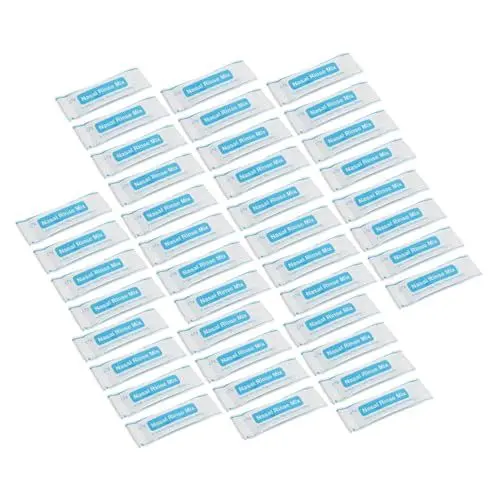 Produktbild: Healvian 80stücke Nasal Salt Packets Für Nasenspülung Schnelle Lösung Für Nasenreinigung Für Erwachsene Und Effektive Pflege Bei Nasenbeschwerden Einfache Anwendung Pro Beutel