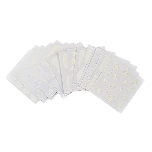 Produktbild: Healvian Aufkleber 24St Nagelaufkleber lack nagellack nail sticker Nagelkunstzubehör nail foil Nagelabziehbild im französischen Stil Nail- -Aufkleber verdreifachen Applikationen