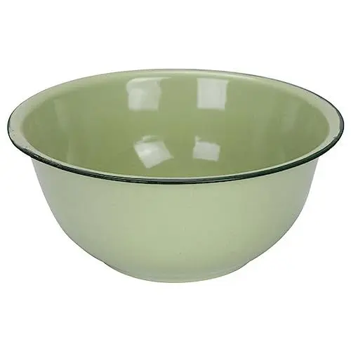 Produktbild: Healvian Emaille-Schüssel Retro-Emaille-Becken Verdickte Suppenschüssel Emaille-Nudelschüssel Emaille-Geschirr Emaille-Rührschüssel Dicke Schüssel Emaille-Suppenschüssel Für Obst Salat