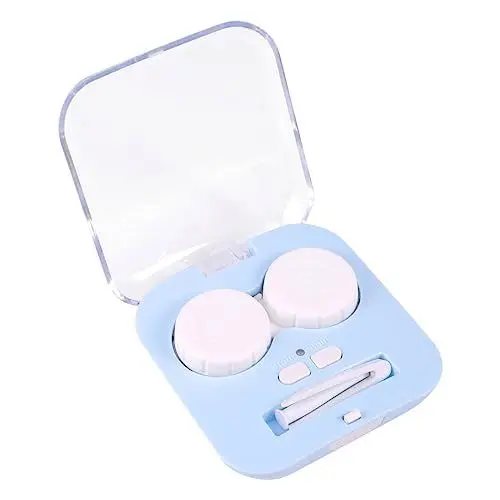 Produktbild: Healvian Automatischer Linsenreiniger Mit Usb-ladefunktion Praktische Aufbewahrungsbox Für Monats Und Tageslinsen Leicht Und Tragbar Für Optimale Reinigung Und Pflege