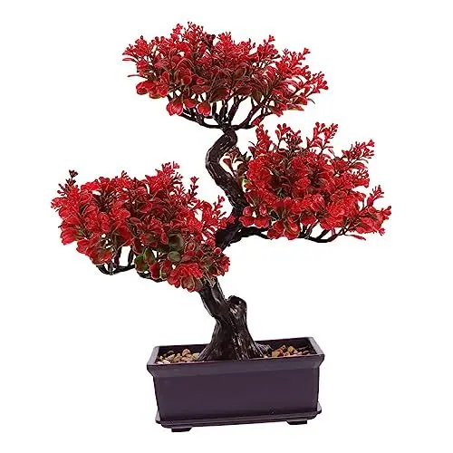 Produktbild: Healvian Künstliche Bonsai Pflanze Im Topf Lifelike Fake Potted Plant Dekoration Für Büro Küche Garten Wartungsfrei Tischdeko Für