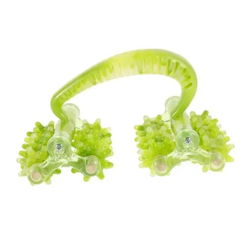 Produktbild: Healvian Massagerolle Massageradrolle Schultermassagegerät Nackenrolle Massagegerät faszien massage werkzeug Selbstmassage Werkzeug Massagewerkzeug Fettschieber Handroller p.s Green