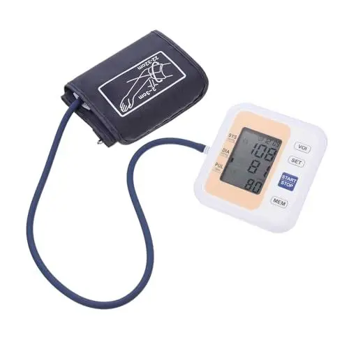 Produktbild: Healvian Elektrisches Haushalts-blutdruckmessgerät Mit Großem Display Für Einfachen Lesefluss Digitales Tensiometer Für Hause Leicht Und Tragbar