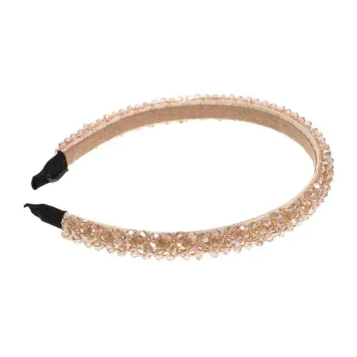 Produktbild: Healvian Perlenstirnband Hochzeitsschmuck Brautschmuck Strass-accessoires Haarbänder Für Damenhaar Hochzeit Haarband Aus Strass Make-up-zubehör Breiter Kopfschmuck Brautkopf Kristall