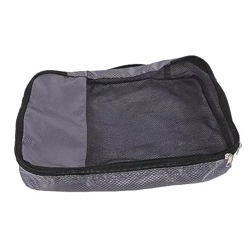 Produktbild: Healvian Reisekoffer-organizer-tasche Gepäck-organizer-tasche Koffer-aufbewahrungstasche Für Damen Packwürfel Für Kleidung Schuhe Und Make-up Mit Reißverschluss-design Aus Hochwertigem