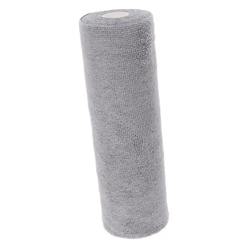 Produktbild: Healvian Rollen Mikrofaserstoff Haushaltsreinigungstuch Küchenreinigungstuch glasreinigungstuch toilettenpapier handtücher Geschirrtuch zum Abtrocknen Chamois-Handtuch superfeine Faser Grey