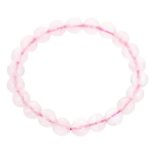 Produktbild: Healvian Rosa Kristallarmband zierlich Armbänder für Frauen Trendy Schmuck für Frauen Reiz Quarz-Armband Armbänder aus natürlichen Kristallperlen Rundes Perlenarmband Kristallarmbänder