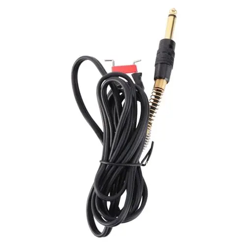 Produktbild: Healvian Stromkabel Clip-Kabel Anschlusskabel für Tätowiermaschinen Netzkabel strapazierfähiges Kabel Stecker Hakenlinie Tattoo-Hookline Stromversorgung der Maschine Black