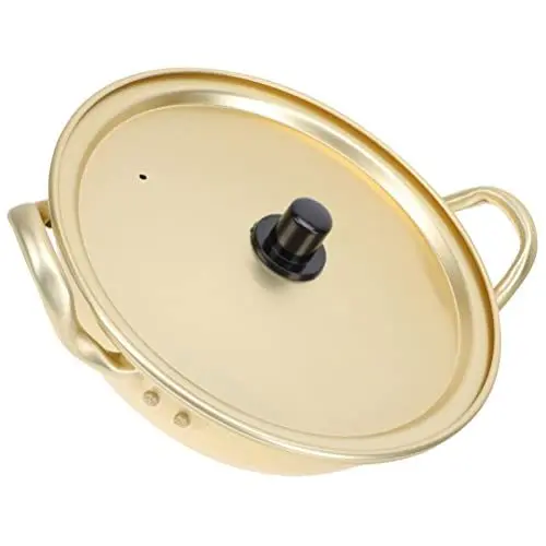 Produktbild: Healvian Topf Schnell-instant-nudelkocher Ramen-kessel Knödeldampfer Ramyun-hot-pot Butterschmelzpfanne Kleine Suppentöpfe Omelett-paella-pfannen Mit Deckel Aluminiumlegierung Wasserkocher