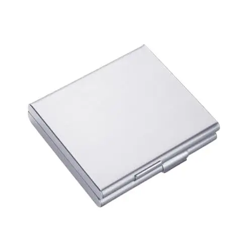 Produktbild: Healvian Zigarettenetui Zigarettenschachtel smokerbox er Zigarettenbox Staubdichtes Gehäuse Aufbewahrungsbehälter für Zigarettenschutzhülle Silver