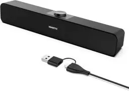 Produktbild: HEANTTV PC Speaker, Bluetooth-Lautsprecher, USB Speaker, PC Soundbar, Desktop Speaker, with Type-C and Horn Sound Quality Upgrade, Computer Speaker, Laptop, Tablet, Smartphone