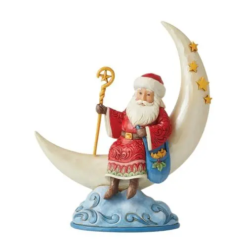 Produktbild: Heartwood Creek By Jim Shore Santa On Crescent Moon Figurine