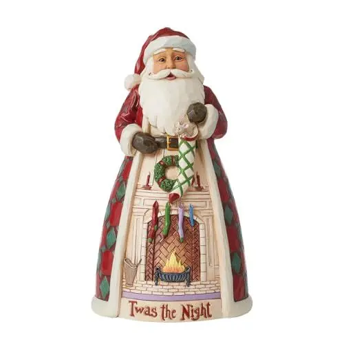 Produktbild: Heartwood Creek By Jim Shore The Nightmare Before Christmas Santa Fireplace Figurine