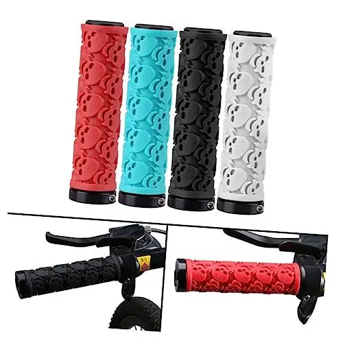 Produktbild: HEASOME Gummigriffe 1 Paar Fahrradgriffe Fahrradlenkergriffe Kids bike Fahrradgriffgriffe Heimtrainer Fahrrad menschlicher Körper Griffigkeit Lenkerabdeckung handhaben Kind